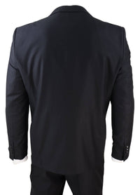 Mens Classic Black 3 Piece Suit