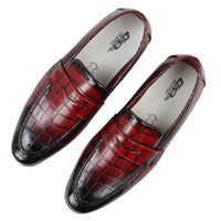 Men's Slip On Formal Red Loafers