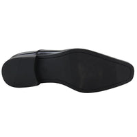 Mens Smart Formal Patent Oxford Black Shoes Shiny Laced Classic Round Toe Dress