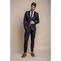 Mario - Men's Classic Summer Navy 2 Piece Suit