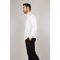 Men's Cream Double Cuff Oxford Shirt