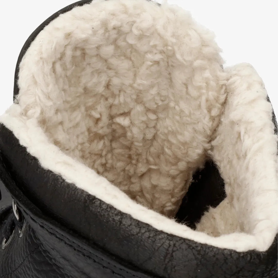 P03 Aviator - Men's Black Leather Ankle Boots