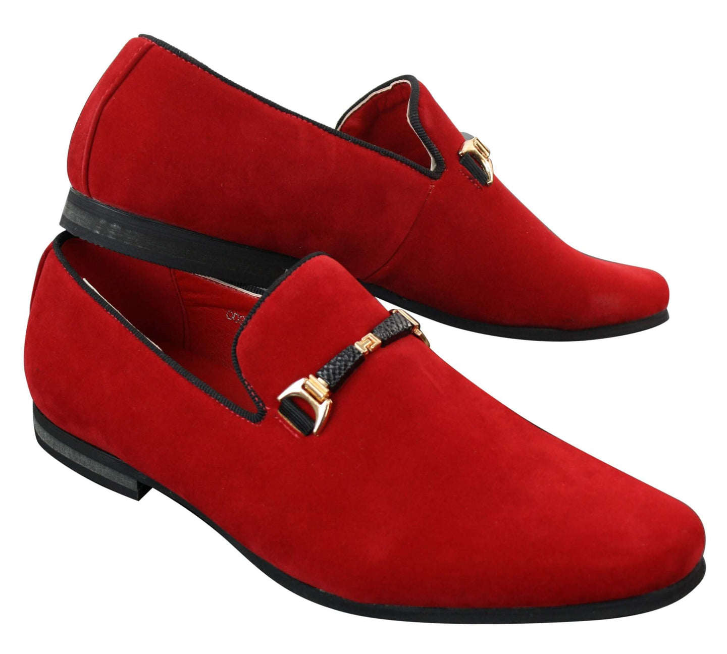 Mens Slip-On Buckle Shoes