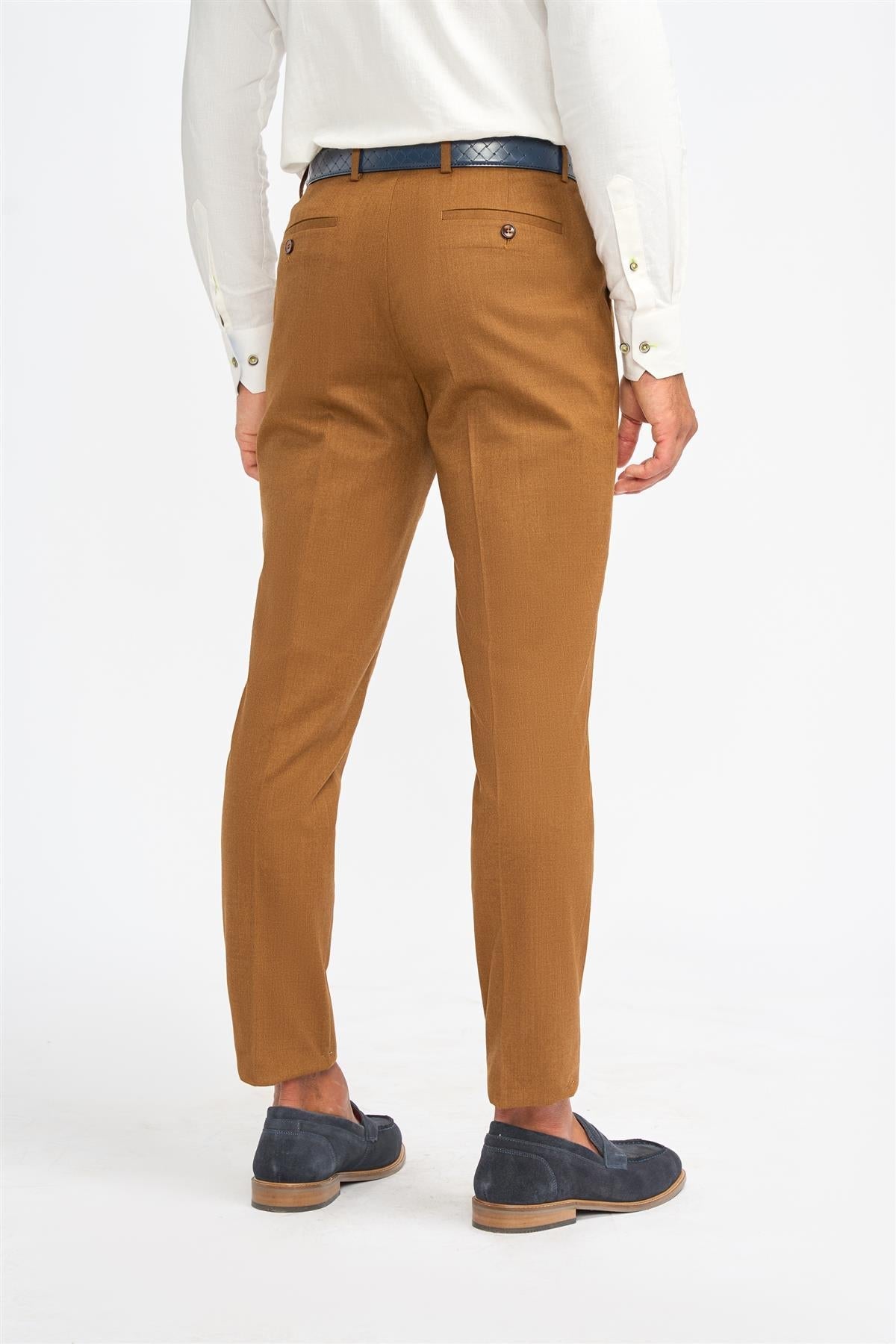 James - Heren Camelbruine Formele Broek