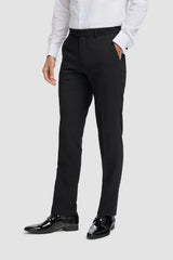 Tux - Zwarte klassieke smokingbroek voor heren