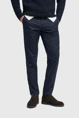 Mario - Klassieke zomerbroek voor heren in marineblauw