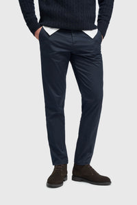 Mario - Klassieke zomerbroek voor heren in marineblauw