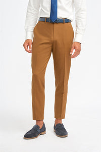 James - Heren Camelbruine Formele Broek