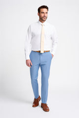 Bond - Heren hemelsblauwe broek