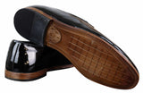 Mens Patent Black Tassel Shoes