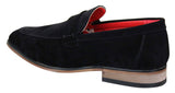 Fiorello 1807 - Mens Suede Faux Slip Onl Shoes Italian Design Classic Loafers