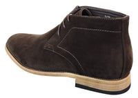 Mens PU Suede Ankle Boots