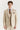 Belmont - Men's Beige 3 Piece Stitch Lapel Classic Suit