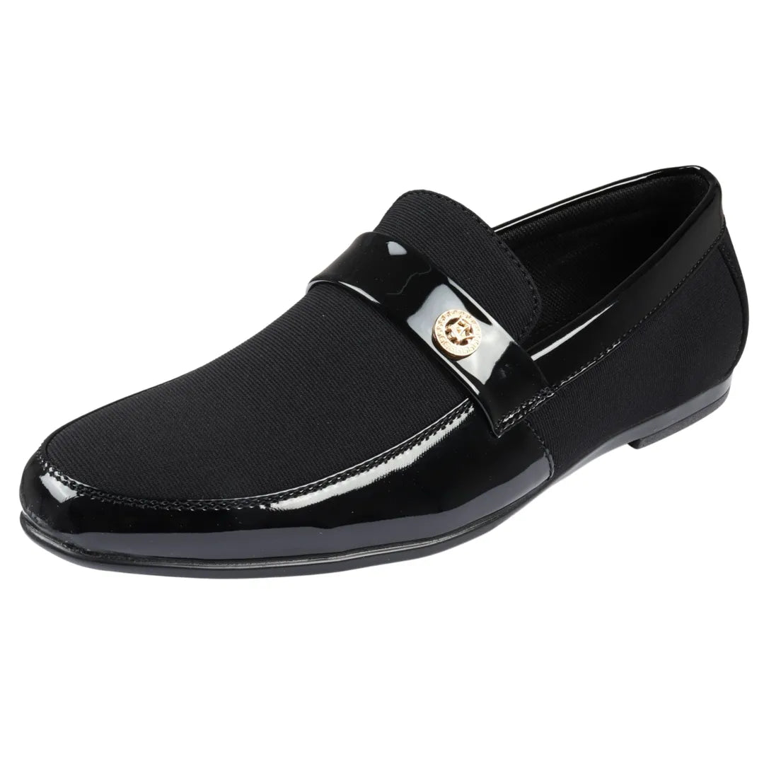 Men's Slip On Lightweight Black Loafer Shoes