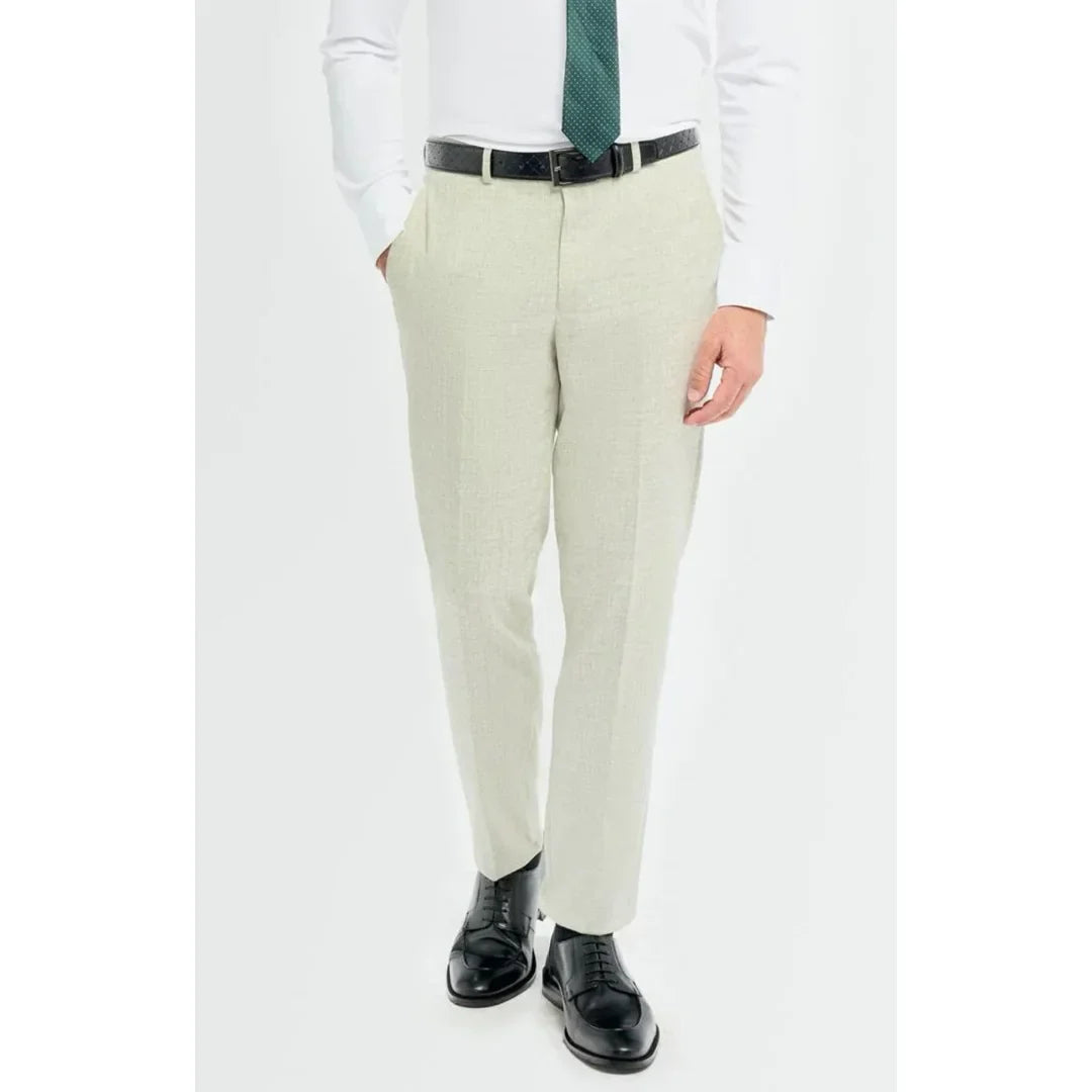 Tropez - Heren Sage Green Formele Broek