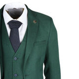 IM08 - Men's 3 Piece Green Classic Suit