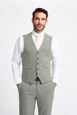 Miami - Heren Sage Green Zomervest