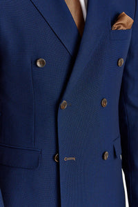 Mayfair - Marineblauw tweedelig double-breasted pak voor heren
