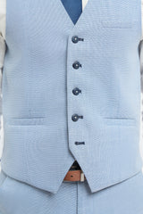 Miami - Heren Zomer Lichtblauw Gilet