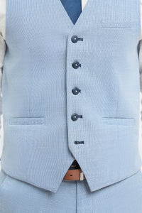 Miami - Heren Zomer Lichtblauw Gilet