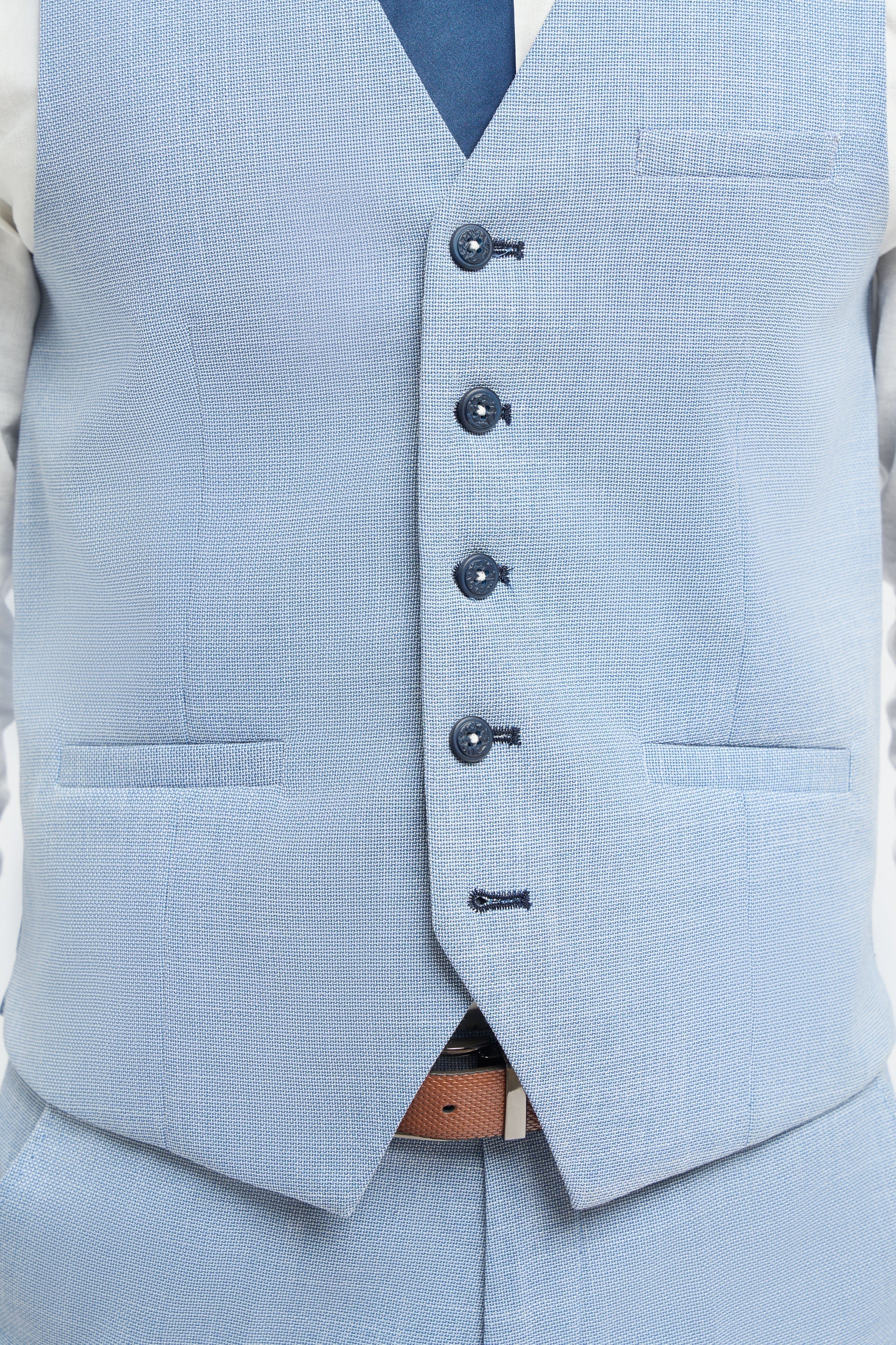 Miami - Heren Zomer Lichtblauw Gilet