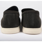 Men's Suede Black Slip On Comfort Fit Loafers