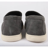 Men's Suede Grey Slip On Comfort Fit Loafers