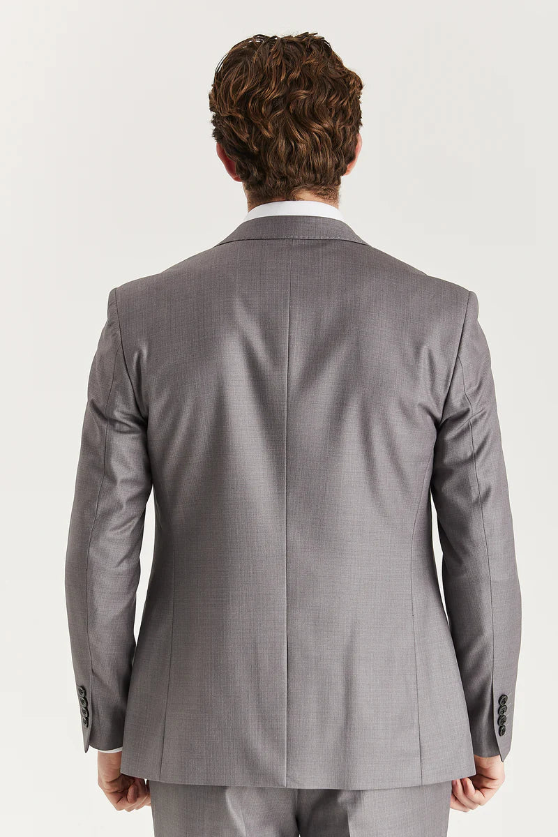 Edward - Heren grijs getailleerde blazer