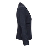TPSTZ72 - Marineblauwe tweedblazer voor dames