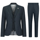 TPW53 - Dames groen 3-delig Prince of Wales-ruitpak