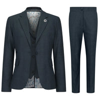 TPW53 - Dames groen 3-delig Prince of Wales-ruitpak