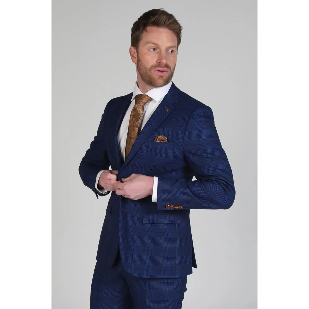 Alex - Men's Navy Blazer