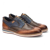 Avila - Heren Brandy Bruine Veterschoenen Leren Brogue