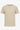 Beige geribbeld klassiek T-shirt voor heren