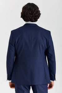 Belmont - Marineblauwe getailleerde blazer voor heren