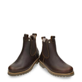 Beny Igloo C2 - Bruine waterdichte leren Chelsea boots voor heren