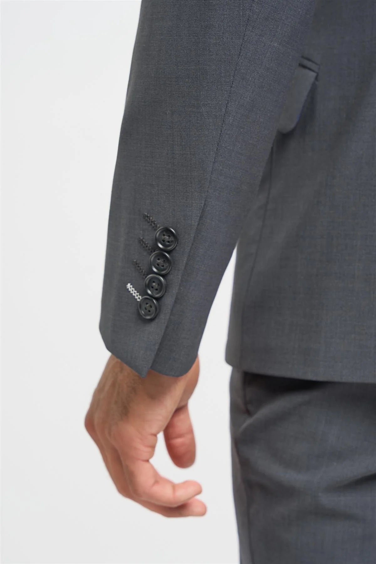 Bond - Heren Charcoal Double Breasted Blazer