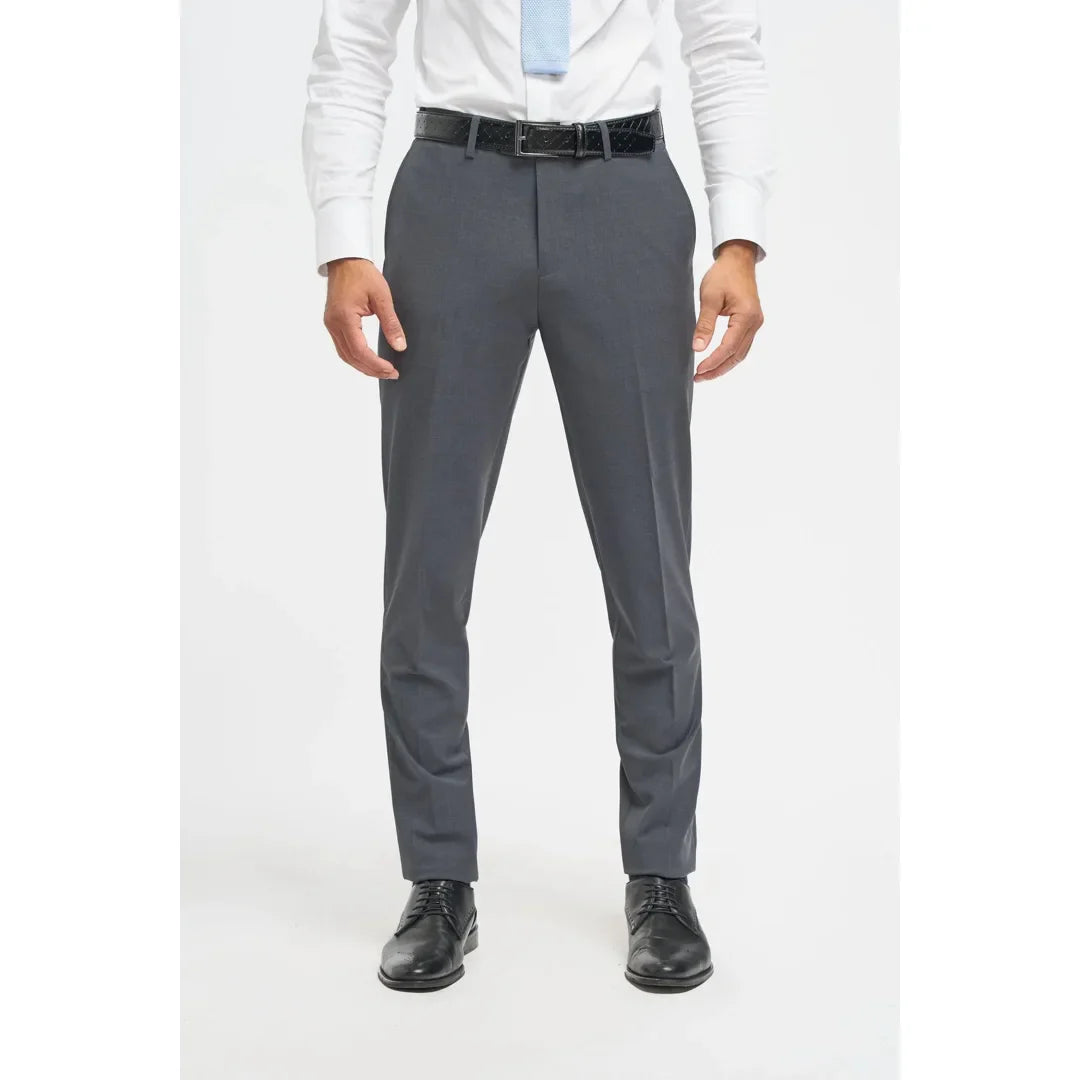 Bond - Heren Charcoal Formele Broek