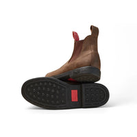 Booma 607 - Rustieke bruine leren Chelsea-laarzen