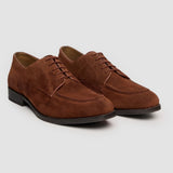 Brera - Klassieke veterschoenen voor heren van bruin suède