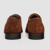 Brera - Klassieke veterschoenen voor heren van bruin suède