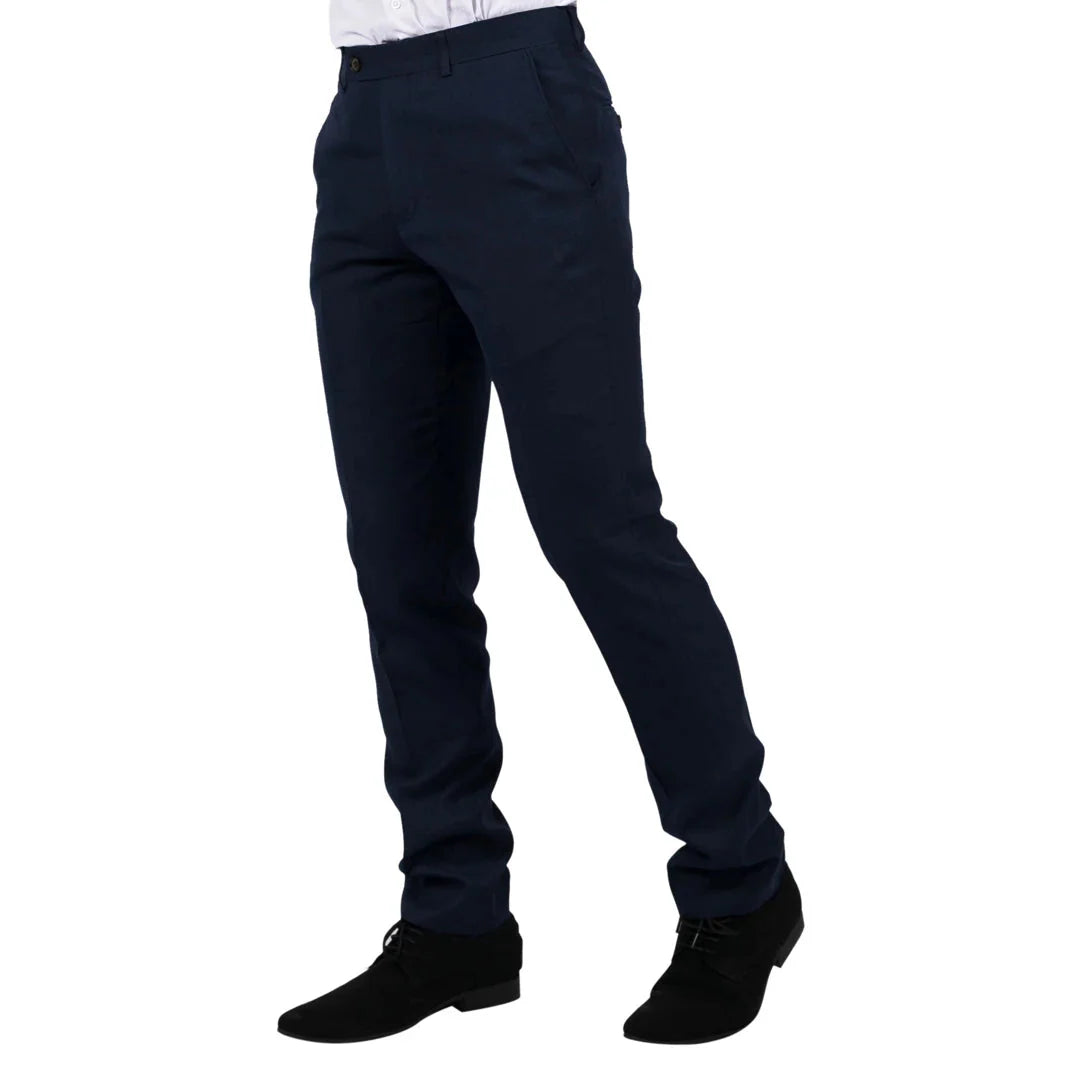 Calvin - Men's Navy Trousers