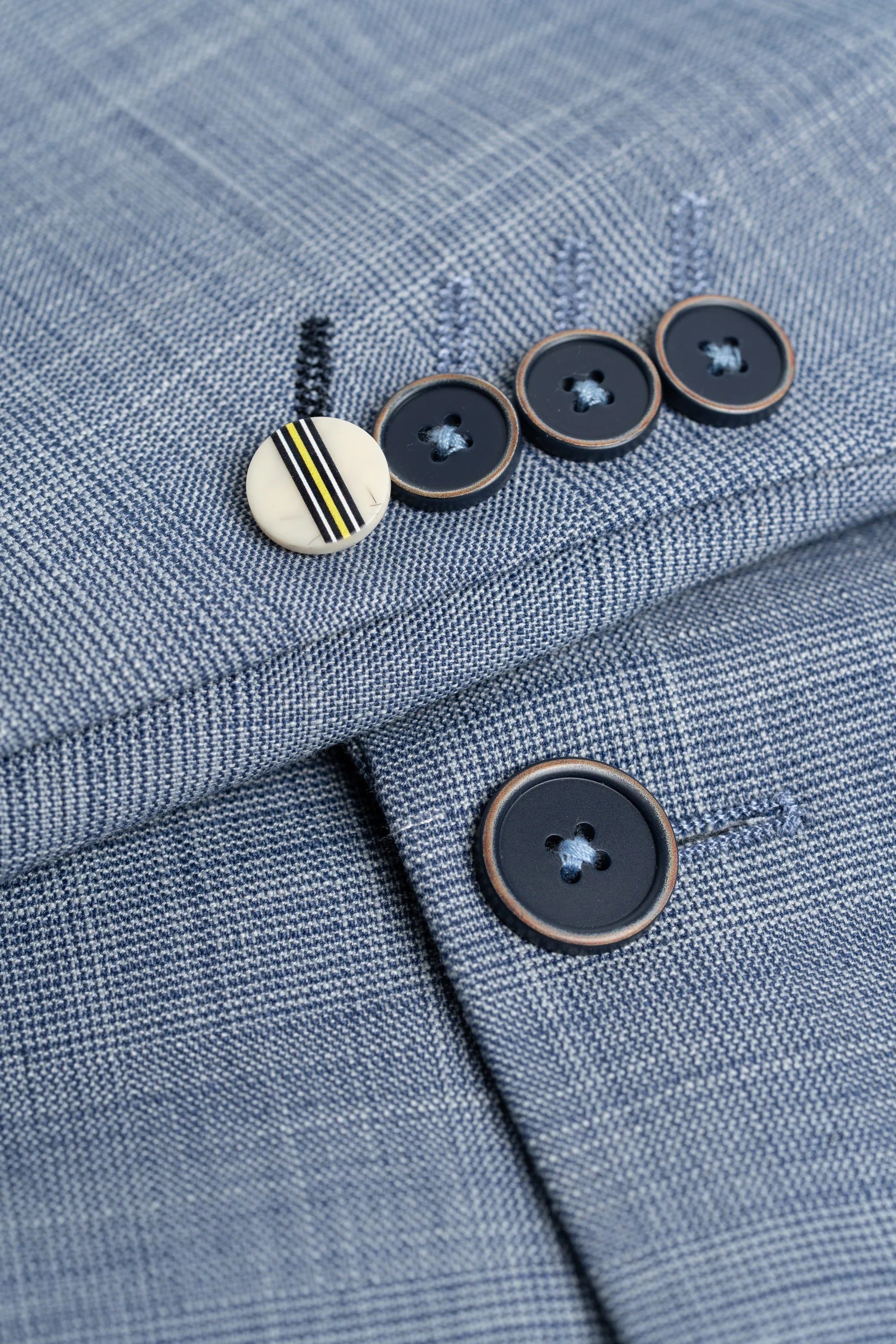 Camden - Herenblazer met blauw ruitpatroon