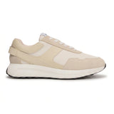 Canbera - Witte lichtgewicht suède sneakers voor heren