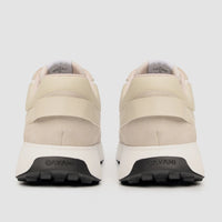 Canbera - Witte lichtgewicht suède sneakers voor heren