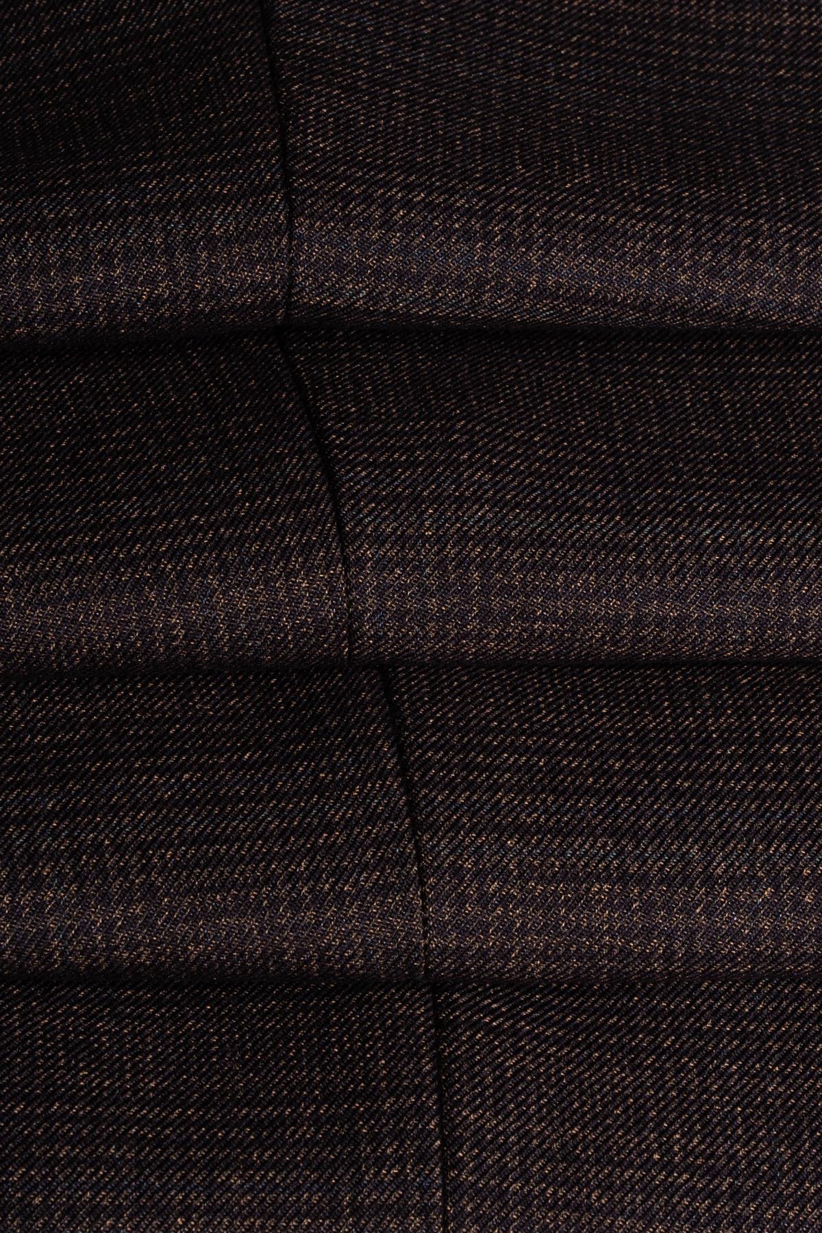 Caridi - Heren Tweed Bruine Broek