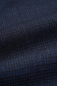 Caridi - Heren Tweed Marineblauwe Broek