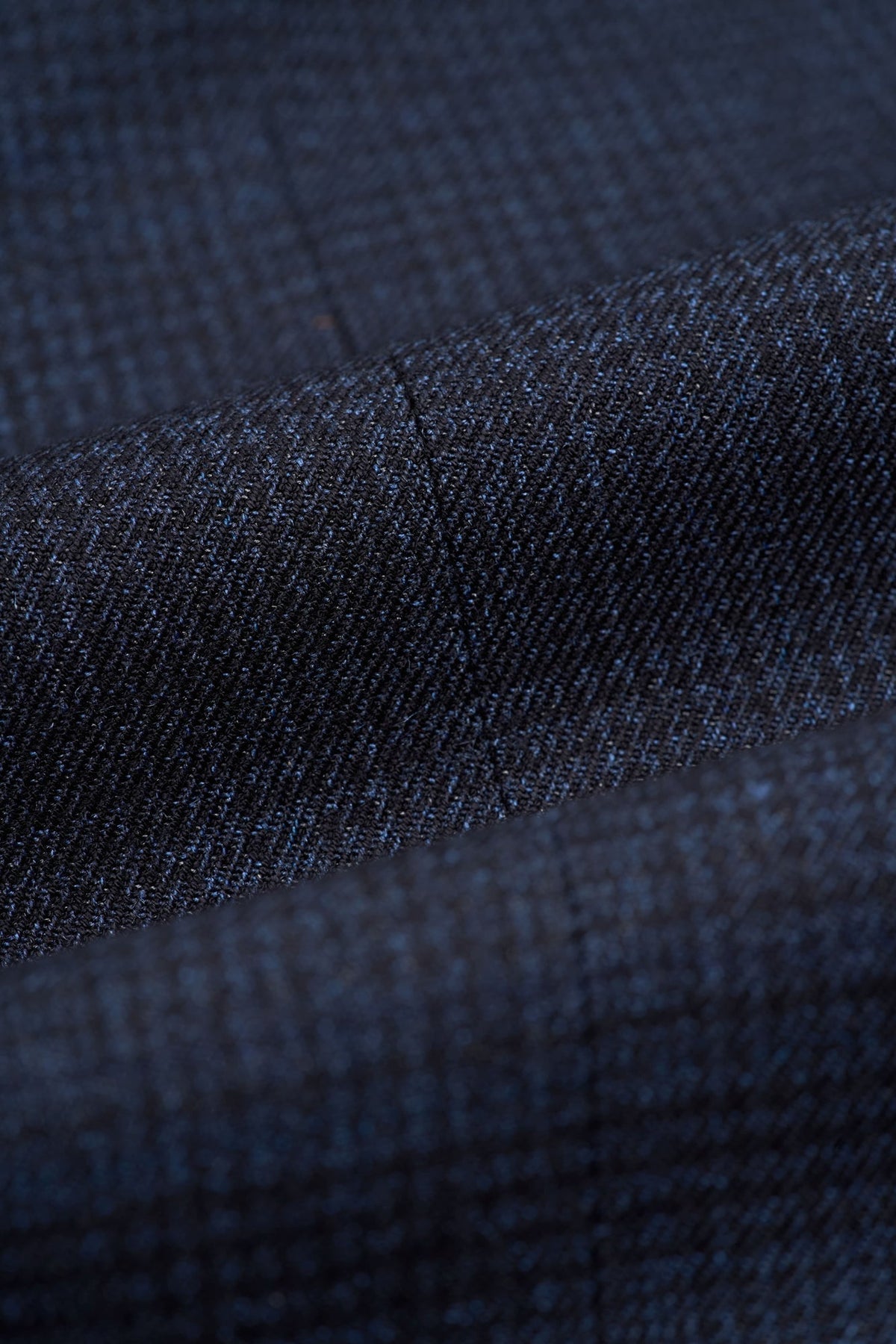Caridi - Heren Tweed Marineblauwe Broek