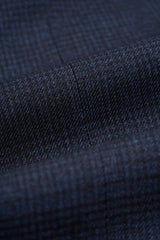 Caridi - Heren Tweed Marineblauwe Broek