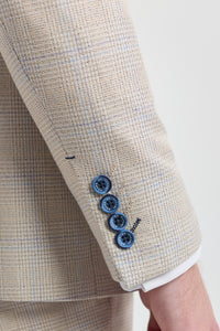 Crèmekleurig 3-delig trouwpak voor heren - Cavani Caridi